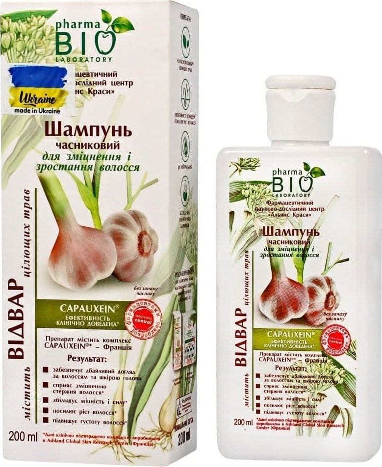 Shampo për flokë Bio Pharma Laboratory Garlic, 200 ml, kundër rënies