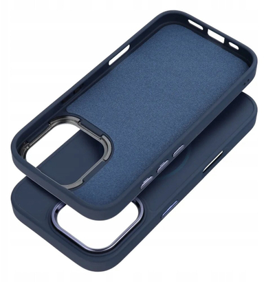 Mbrojtëse telefoni 4Kom Frame Mag për iPhone 16 Pro Max, përputhet me MagSafe, blu navy
