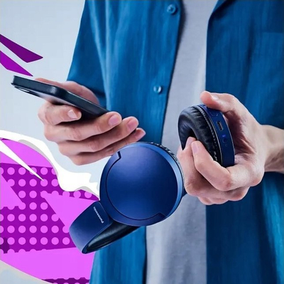 Kufje Panasonic HF630B, Bluetooth 5.3, 72 orë bateri, të zeza