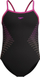 Kostum banje për goca Speedo Girls Plastisol Thinstrap, EnduraFlex, i zi rozë