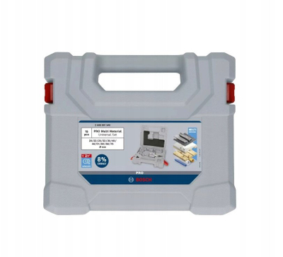Set shpuese rrethore Bosch Accessories 2608901549, PRO Multi Material, diametra 20–44 mm