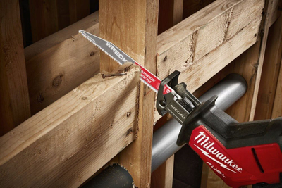 Teh sharre Milwaukee Wrecker Sawzall, 6", karbid, 6 TPI