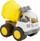 Kamion lodër Little Tikes Dirt Digger, mikser betoni, 2 në 1, i verdhë me gri