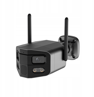 Kamerë e jashtme TESLA SecureQ SC35, 4MP, Wi-Fi LAN, me sirenë, e bardhë