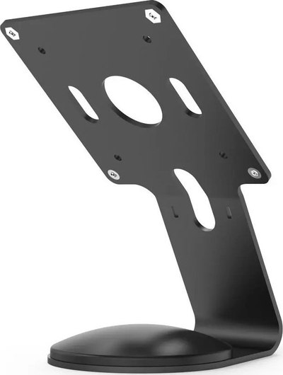 Karrocë me qëndrim për tablet Compulocks 111B, multimedial, me rrota, e zezë