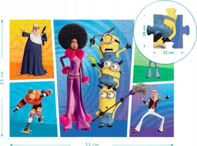 Puzzle Clementoni Minions, 80 pjesë, 32x23 cm, shumëngjyrësh