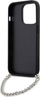 Mbulesë telefoni Karl Lagerfeld KLHCP14LSACKLHPK për iPhone 14 Pro, hardcase Saffiano, e zezë