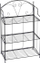 Stendë lulesh PROGarden metal, me 3 rafte, 58 x 30 x 100 cm, e zezë