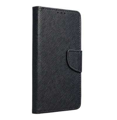 Футрола книга Fancy за Xiaomi Redmi 14C, со држач, црна