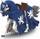 Figurë lodër Papo Blue Knight Horse with Lance, plastikë, e shumëngjyrshme