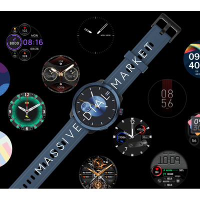 Orë e zgjuar Rubicon Watch, me thirrje, numërim hapash, e bardhë