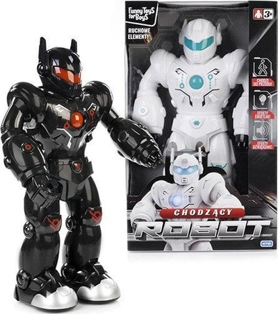 Lodër robot që ecën Artyk Walking Robot, me drita edhe zhurma, 36cm, ngjyra miks