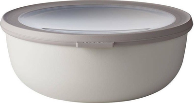 Enë kuzhine Rosti Mepal Cirqula 2250ml, me kapak hermetik, Nordic White, e bardhë