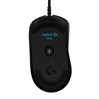 Maus gaming Logitech G403 HERO, 16000 DPI, me kabllo, i zi