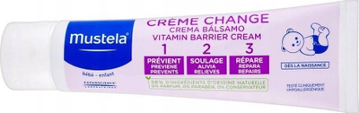 Крем за пелени Mustela Vitamin Barrier Cream 123, 50 mL