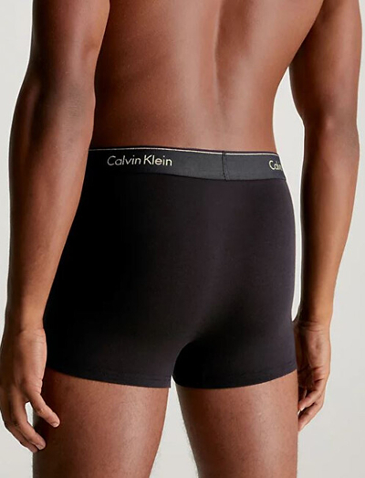 Mbathje për meshkuj Calvin Klein, të zeza/kuqe