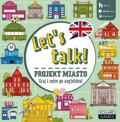Loja edukative Edgard Games Let’s Talk City Project, strategji, për mësim anglishteje