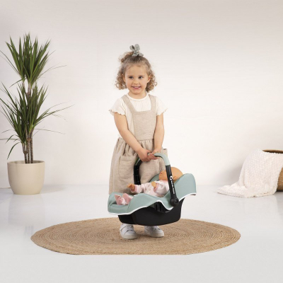 Ulëse transporti për kukulla Smoby Maxi Cosi Doll Comfort Seat, me dorezë mbajtëse, plastike, ngjyrë sage