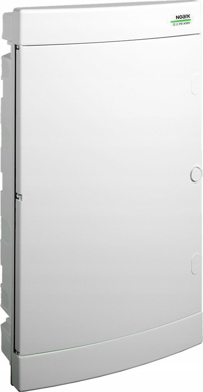 Kasetë shpërndarëse Noark PNF 3x18, 54 module, IP40, e bardhë