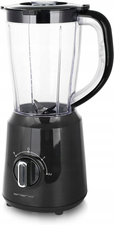 Mikser qëndror Emerio BL-124816.1, 500W, thikë inox 4 tehe, i zi