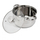 Tenxhere me kapak Heinner Myra, 22 cm, 4.5 L, çelik inox xham