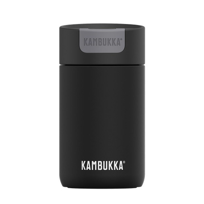 Gotë termike Kambukka Olympus, 300ml, inox, e zezë