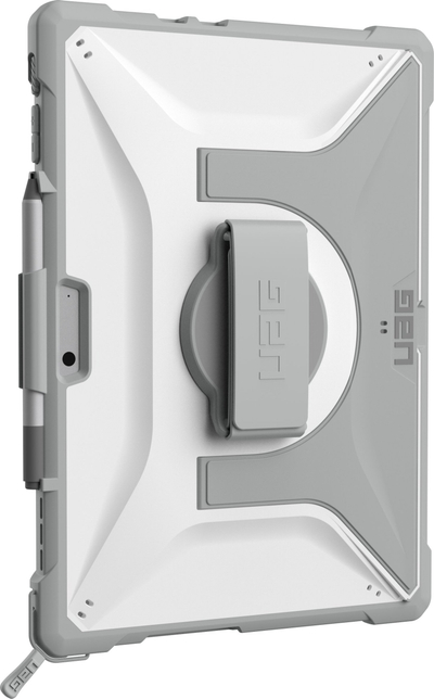 Këllëf tablet Urban Armor Gear Plasma Healthcare, për Microsoft Surface Pro 9, me mbështetëse, i bardhë gri