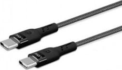 Kabllo USB Savio CL-151, USB-C në USB-C, 2 metra, e zezë