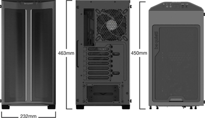 Kasë Be quiet! Pure Base 500DX (BGW37), e zezë