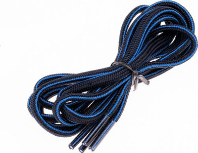 Lidhse këpucësh Elbrus Lace Ramble, 90 cm, për 12 vrima, të zeza me blu