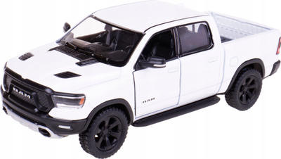 Maket metalik Dodge Ram 1500 Kinsmart, shkallë 1:46, pull back, i bardhë