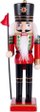 Figurë druri arrithyes Nutcracker për zbukurim, 25 cm, me shumë ngjyra