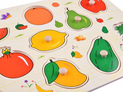 Puzzle druni Zamko ZA4722, figura fruta, 10 copa, shumëngjyrsh