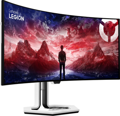 Monitor Lenovo Legion PRO 34WD-10, 34", 240Hz, HDR, i zi/bardhë