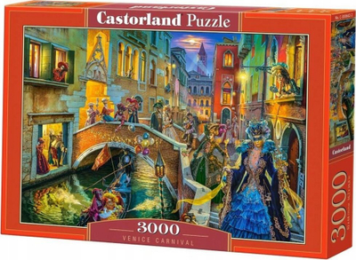 Puzzle Castorland Venice Carnival, 3000 pjesë, shumëngjyrësh