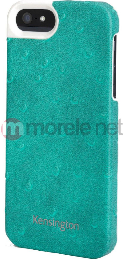 Këllëf telefoni Kensington Vesto për iPhone 5, lëkurë me teksturë, ngjyrë teal