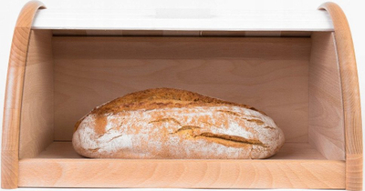 Kuti buke Zeller 4558, dru ahu, drejtkëndore, e bardhë