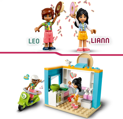 Lodër ndërtimi LEGO Friends Donut Shop 41723, set për kalamaj 4+, shumëngjyrësh