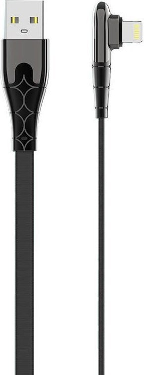 Kabllo USB LDNIO LS581 Lightning, 2.4A, 1m, e zezë