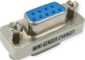 Adaptues Gender Changer Value Mini DB9 F/F, 0.02m