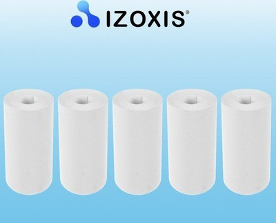 Letër termike për printer Izoxis 22273, 5.6 cm, set me 5 role, e bardhë