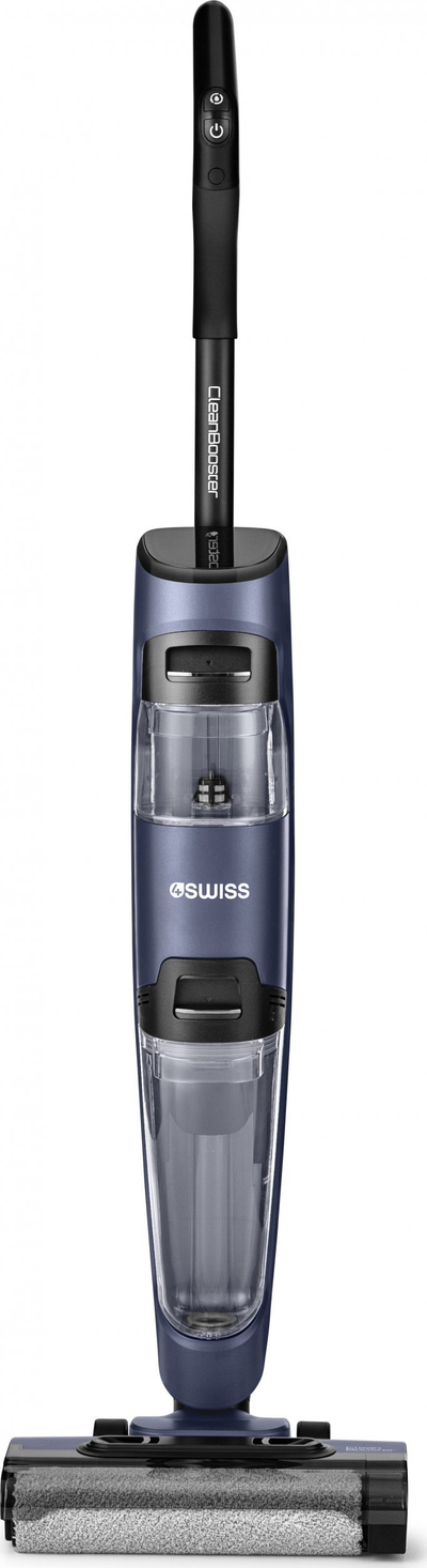 Правосмукалка вертикална 4Swiss VC024 CleanBooster, миење со вода, црна