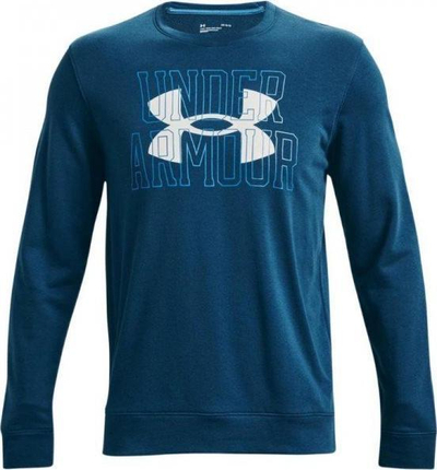 Bluzë sportive Under Armour UA Rival Terry Logo Crew 1370391, për burra, blu