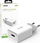 Karikues murit USB Vayox VA0051, 5V 2.1A, i bardhë