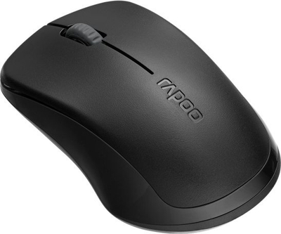 Maus pa kabllo Rapoo 1680 Silent, optik 1000 DPI, dizajn për të dyja duart, i zi