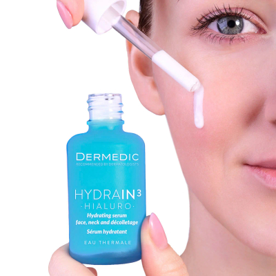 Serum hidratues me acid hialuronik Dermedic HYDRAIN, 30ml