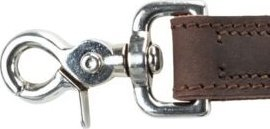 Rrip për qen Trixie Rustic, lëkurë e trashë, 1 m 20 mm, gri