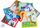 Libër prej pambuku për beba BabyOno Teethers Animals, me unazë për kafshim, 0+ muaj, me shumë ngjyra