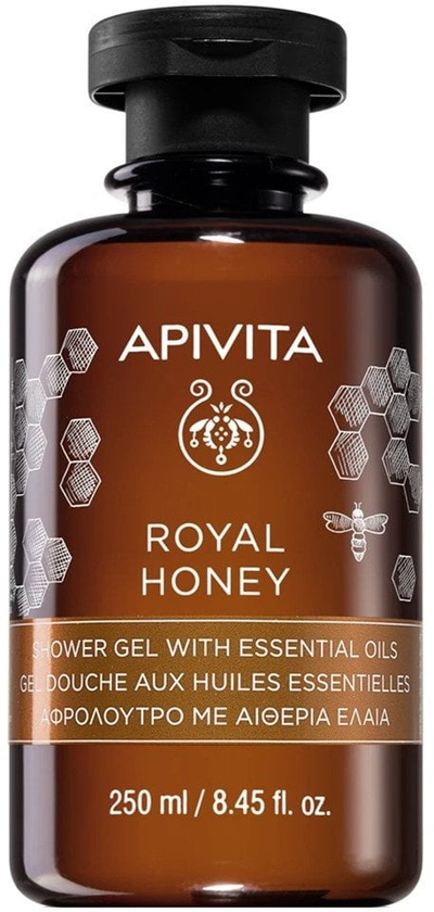 Xhel dushi Apivita Royal Honey, me vajra esencialë, 250 ml