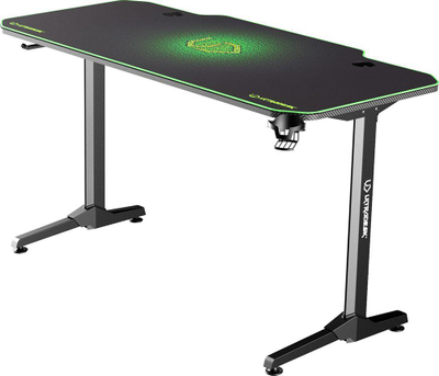 Tavolinë Ultradesk Frag, e zezë / gjelbër